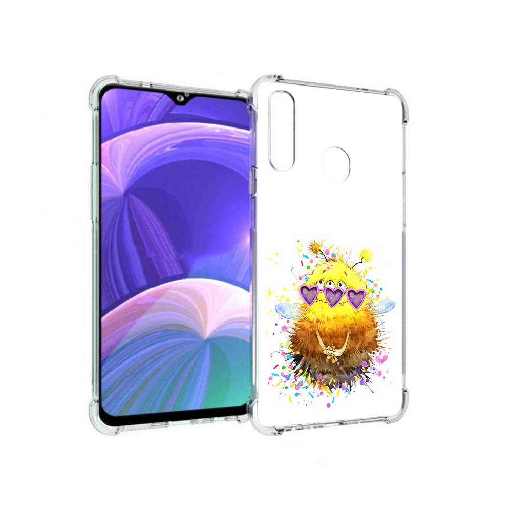 

Чехол MyPads Tocco для Samsung Galaxy A20s Пушитый шмель (PT139755.554.143), Прозрачный, Tocco