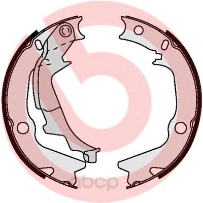 

Колодки Торм.Бараб.Ручн.Торм.[168Х32] BREMBO s30528