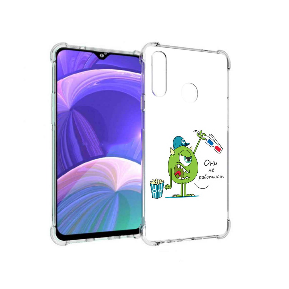 

Чехол MyPads Tocco для Samsung Galaxy A20s Очки не работают (PT139755.554.129), Прозрачный, Tocco