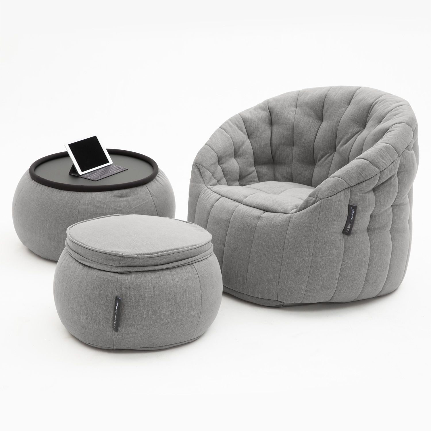 

Комплект мягкой мебели aLounge - Contempo Package - Luscious Grey (шенилл, темно-серый), Contempo Package