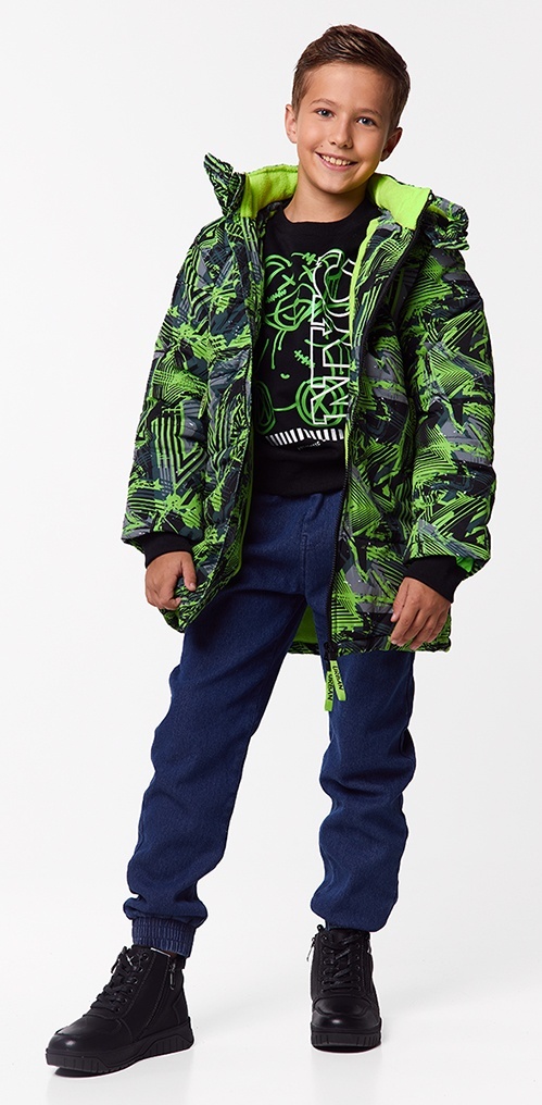 

Куртка детская Kari AW24C1140, зеленый, 146, 236050