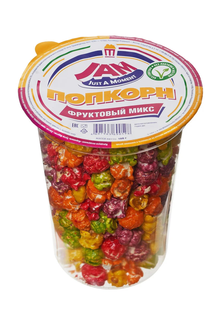 Попкорн Jam Фруктовый микс 60 г