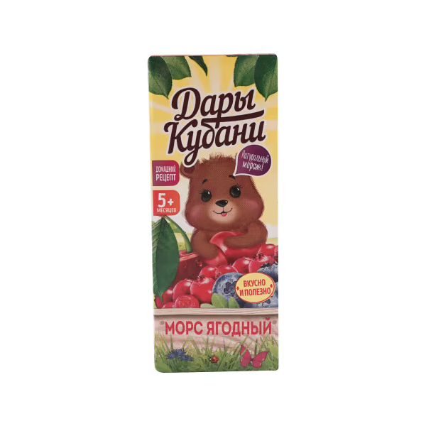 

Морс Дары Кубани, ягодный, 0.22 л