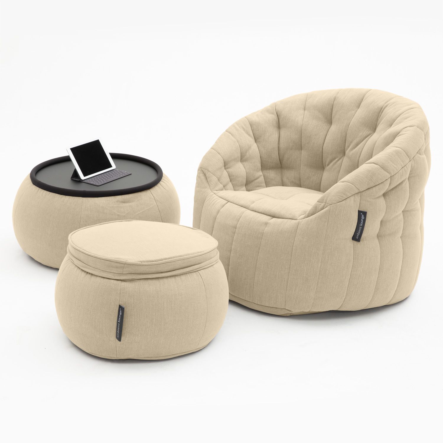 

Комплект мягкой мебели aLounge - Contempo Package - Eco Weave (шенилл, бежевый), Contempo Package
