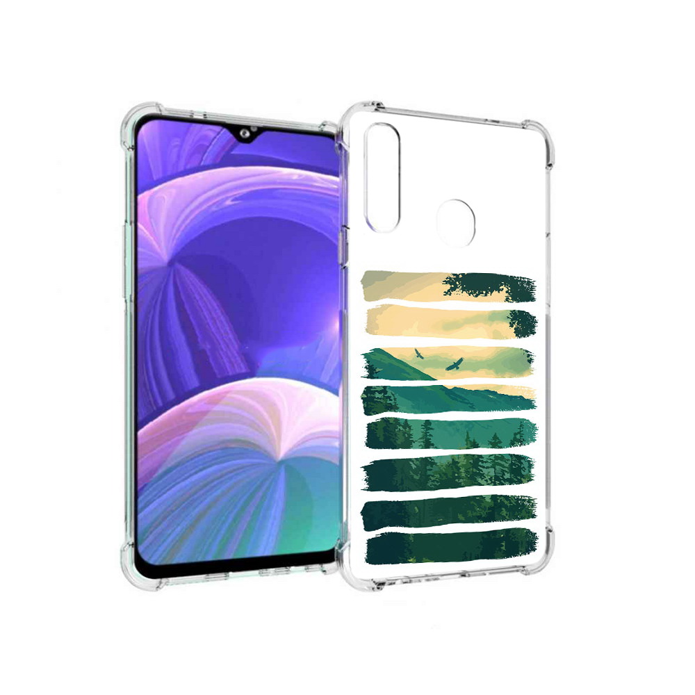 

Чехол MyPads Tocco для Samsung Galaxy A20s Лесная чаща (PT139755.554.107), Прозрачный, Tocco