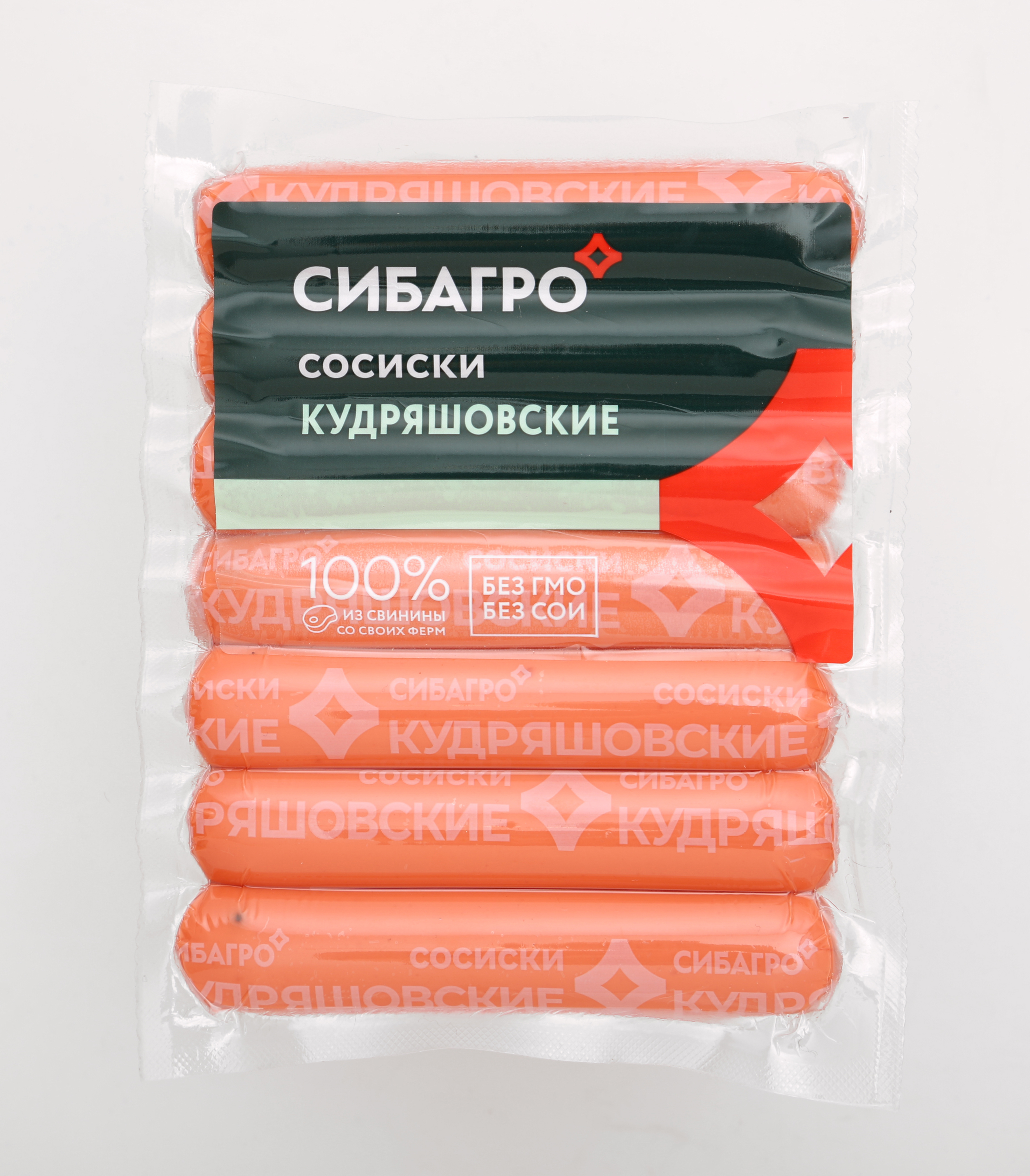 

Сосиски Сибагро Кудряшовские, охлажденные, 420 г