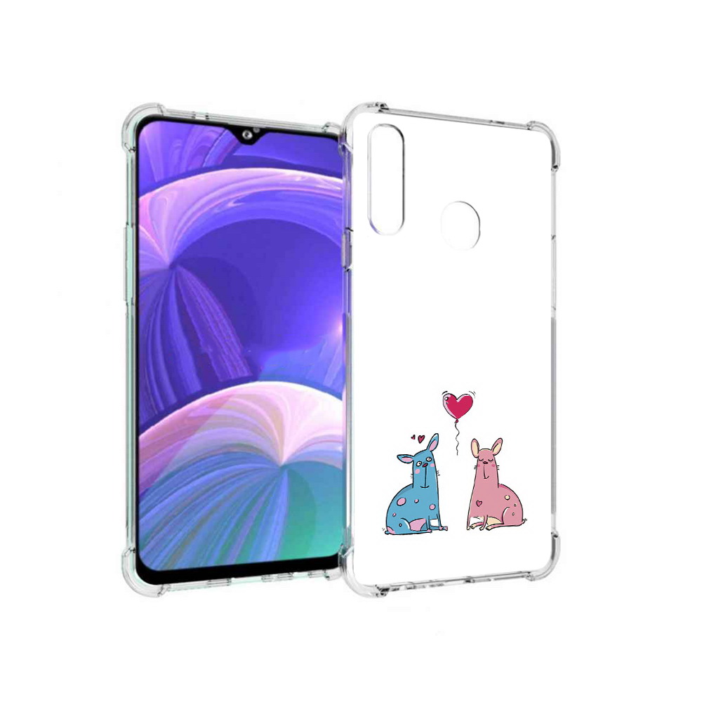 

Чехол MyPads Tocco для Samsung Galaxy A20s Лама любовь (PT139755.554.102), Прозрачный, Tocco