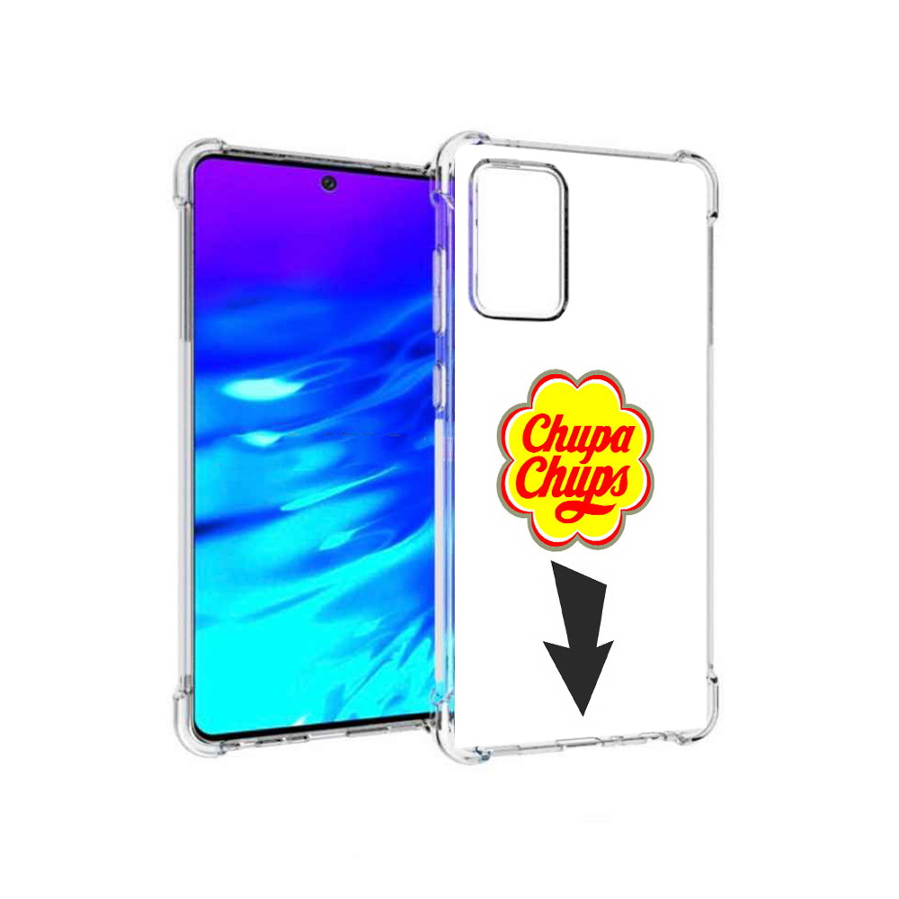 

Чехол MyPads Tocco для Samsung Galaxy A72 чупа чупс (PT158633.553.694), Прозрачный, Tocco