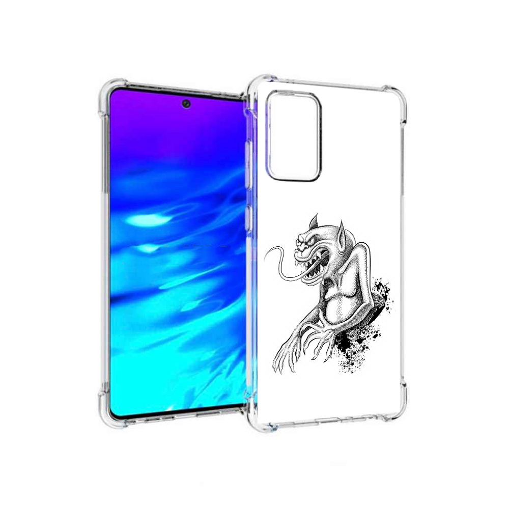 

Чехол MyPads Tocco для Samsung Galaxy A72 чорт (PT158633.553.692), Прозрачный, Tocco