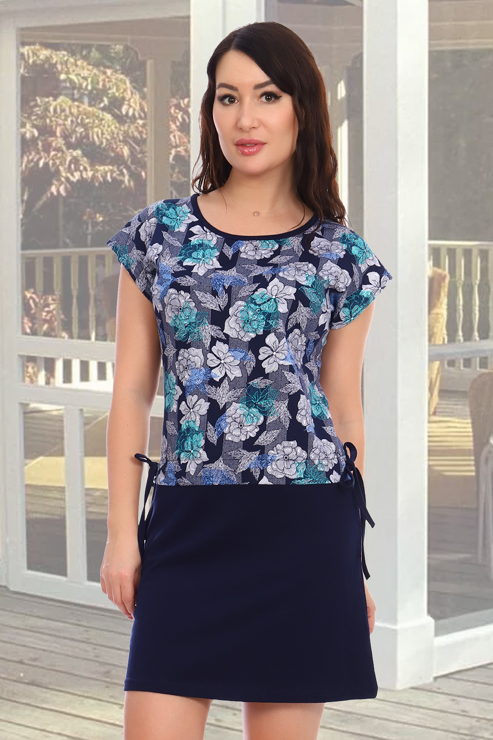 

Туника женская Mercury Home Изабель синяя 50 RU, Изабель