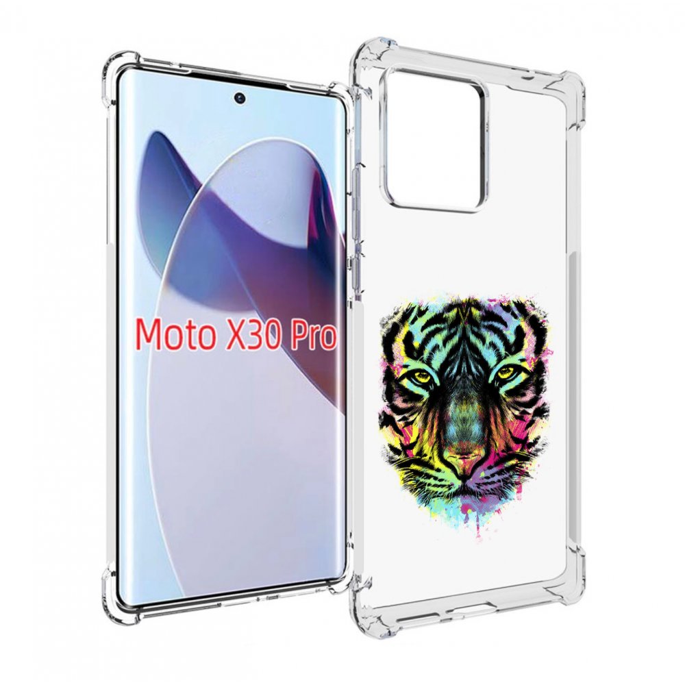 

Чехол MyPads Тигр 1 для Motorola Moto X30 Pro, Прозрачный, Tocco