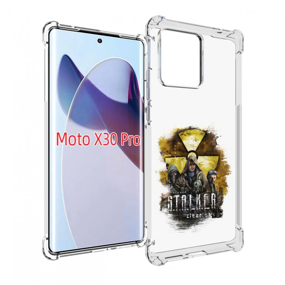 

Чехол MyPads Сталкер мужской для Motorola Moto X30 Pro, Прозрачный, Tocco