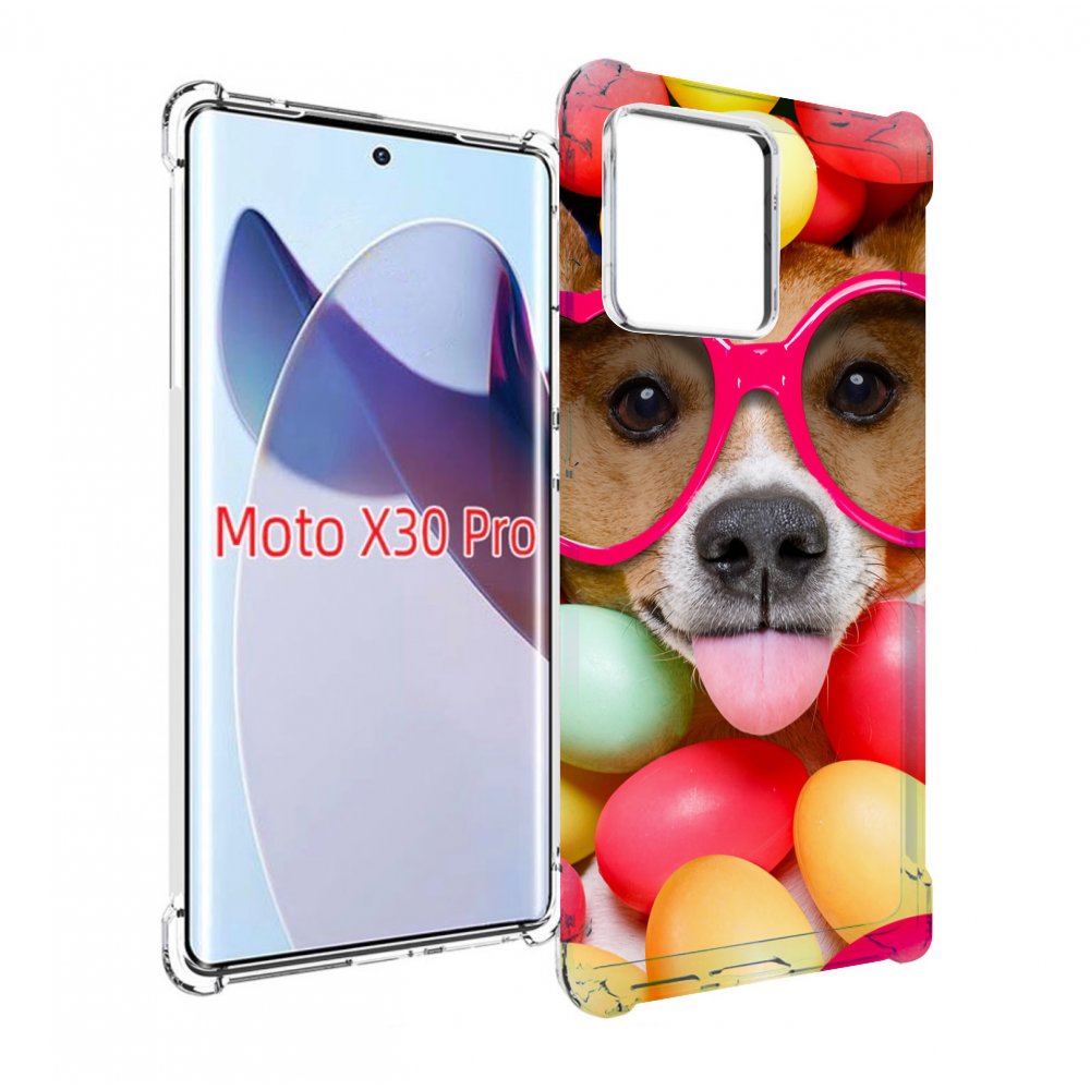 

Чехол MyPads Собака-в-яйцах для Motorola Moto X30 Pro, Прозрачный, Tocco