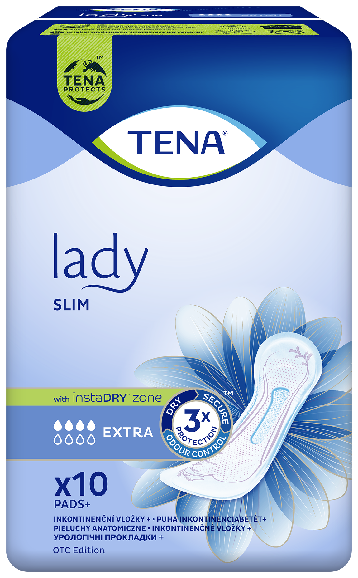 Прокладки урологические TENA Lady slim extra 10 шт.