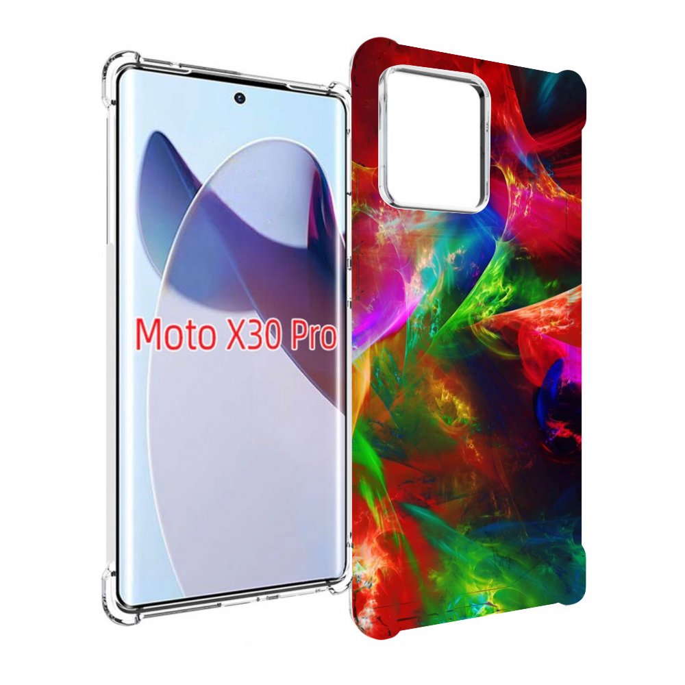 

Чехол MyPads Сияние-красок для Motorola Moto X30 Pro, Прозрачный, Tocco