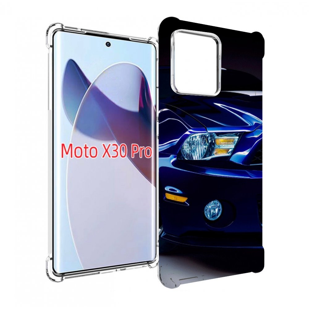 

Чехол MyPads Синяя-машина для Motorola Moto X30 Pro, Прозрачный, Tocco