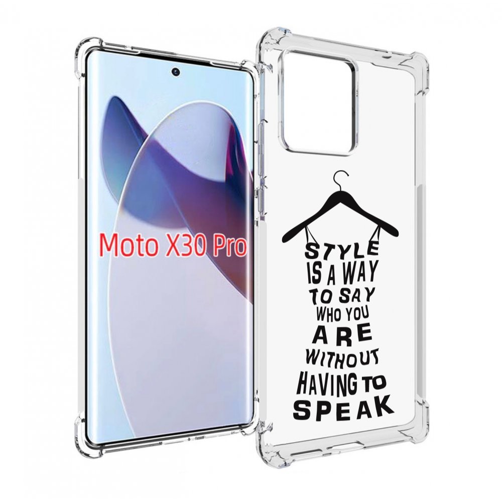 

Чехол MyPads Сарафан-из-слов для Motorola Moto X30 Pro, Прозрачный, Tocco