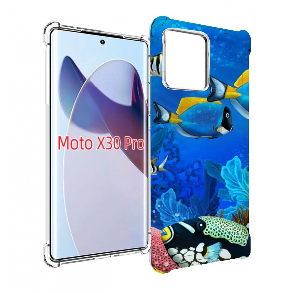 

Чехол MyPads Рыбки для Motorola Moto X30 Pro, Прозрачный, Tocco