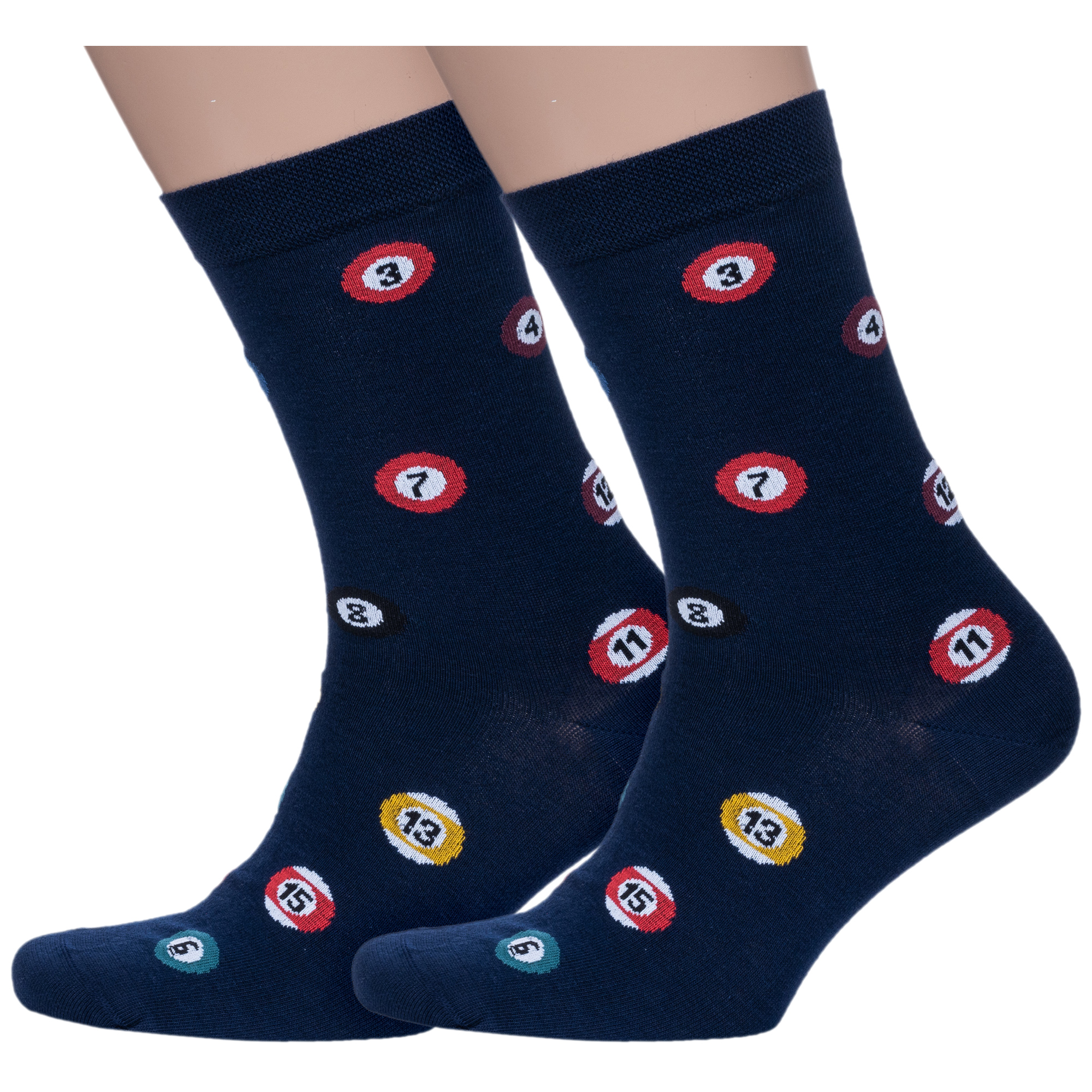 

Комплект из 2 пар мужских носков Mark Formelle 2-21017K_25-27_рис. 1878, ТЕМНО-СИНИЕ, Синий, 2-21017K