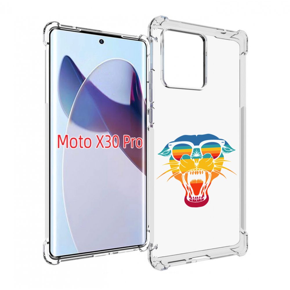 

Чехол MyPads Радужная-пантера для Motorola Moto X30 Pro, Прозрачный, Tocco