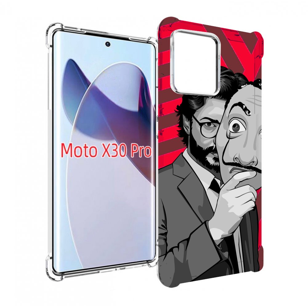 

Чехол MyPads Профессор-бумажый-дом для Motorola Moto X30 Pro, Прозрачный, Tocco
