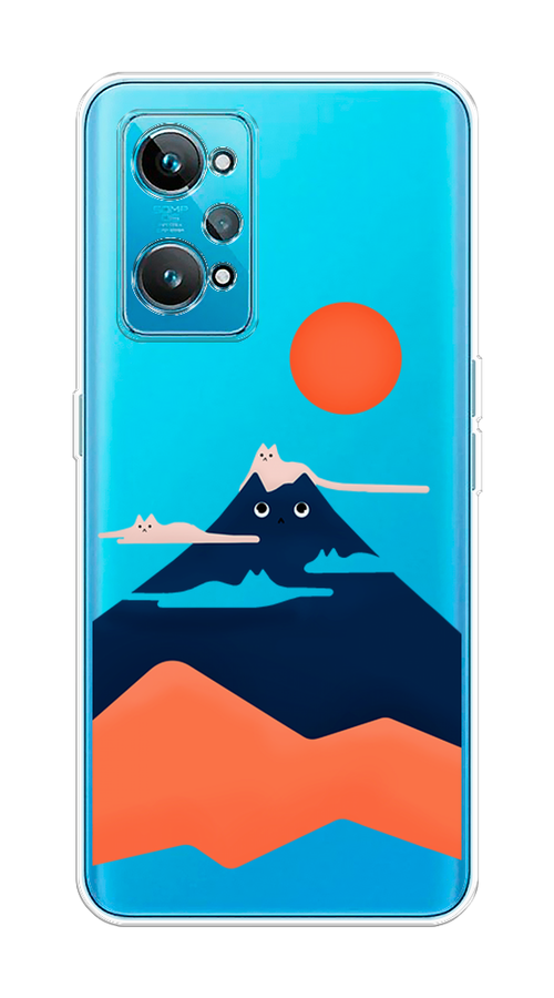 

Чехол на Realme GT 2 "Кот-гора", Черный;оранжевый, 258550-4