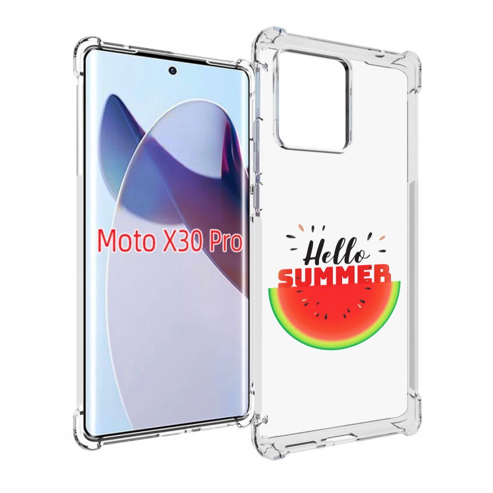 

Чехол MyPads Привет-лето для Motorola Moto X30 Pro, Прозрачный, Tocco