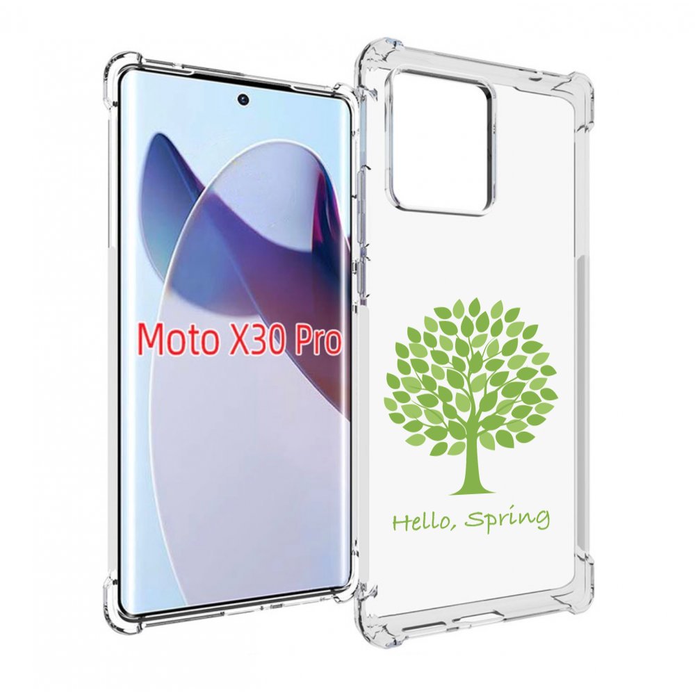 

Чехол MyPads Привет-весна для Motorola Moto X30 Pro, Прозрачный, Tocco