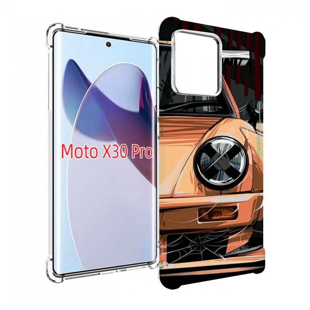 

Чехол MyPads Порш мужской для Motorola Moto X30 Pro, Прозрачный, Tocco