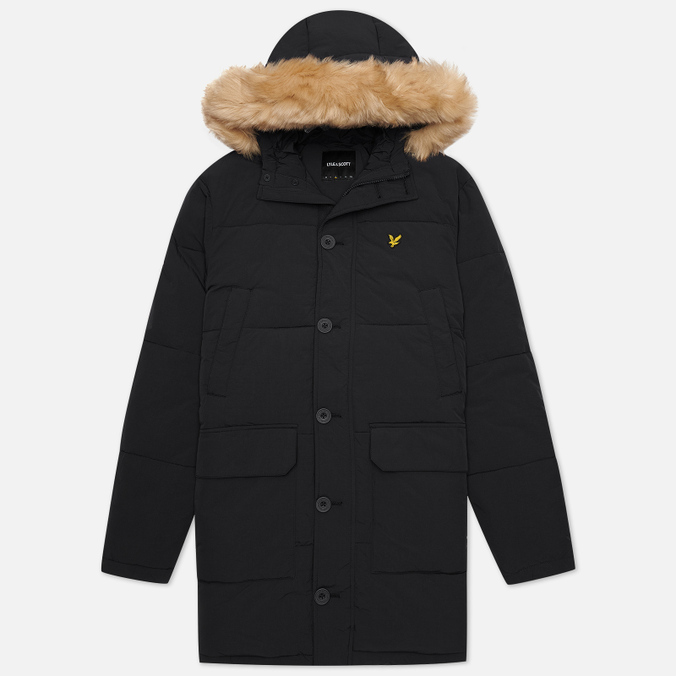 фото Парка мужская lyle & scott jk1320v черная l lyle&scott