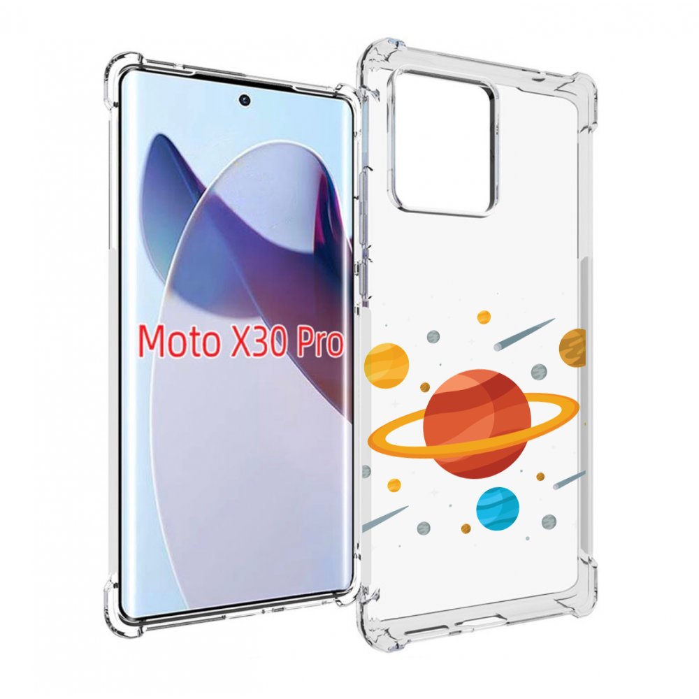 

Чехол MyPads Планета-Сатурн для Motorola Moto X30 Pro, Прозрачный, Tocco