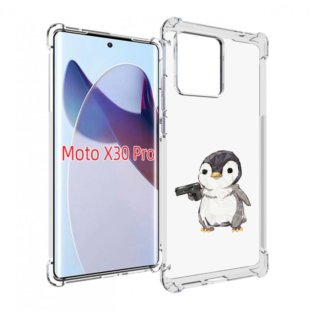 

Чехол MyPads Пингвин детский для Motorola Moto X30 Pro, Прозрачный, Tocco