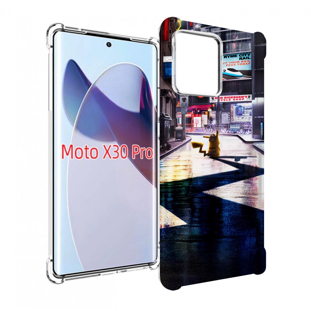 

Чехол MyPads Пикачу-в-городе для Motorola Moto X30 Pro, Прозрачный, Tocco