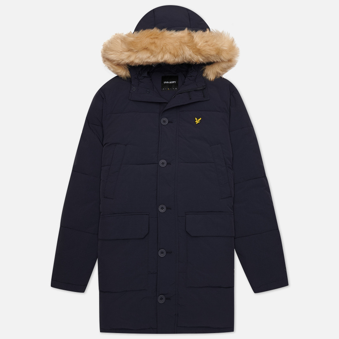 фото Парка мужская lyle & scott jk1320v синяя xl lyle&scott