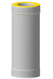 

Сэндвич-труба 0,5м, ф 200х280, AISI 439/439, 1,0мм/0,5мм, (К)