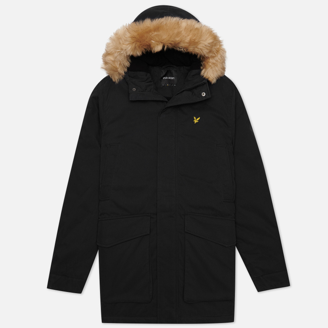 фото Парка мужская lyle & scott jk1312v черная xxl lyle&scott