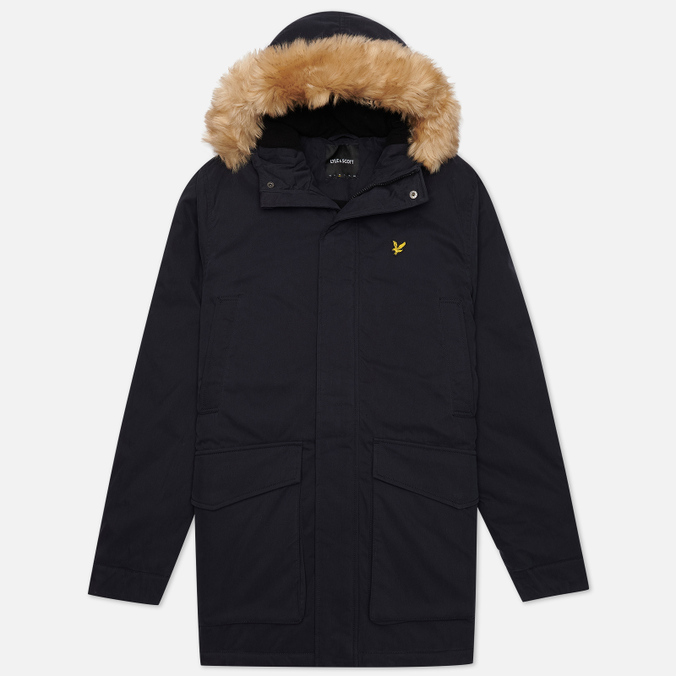 фото Парка мужская lyle & scott jk1312v синяя xl lyle&scott