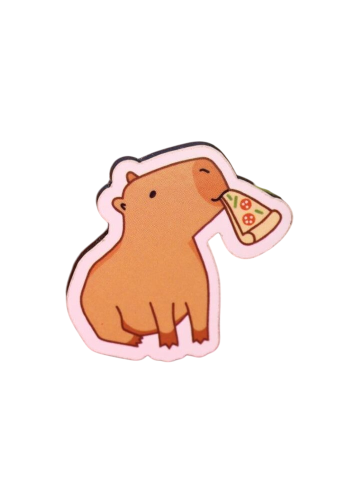 

Значок iLikeGift EСO из дерева Сapybara and pizza