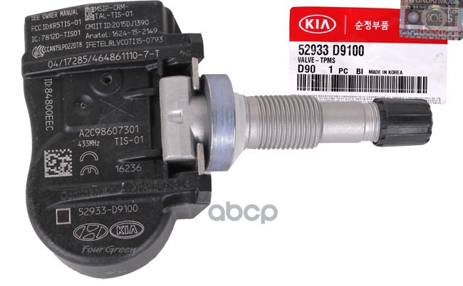 

Датчик Давления В Шинах 52933-D9100 Hyundai-KIA арт. 52933-D9100
