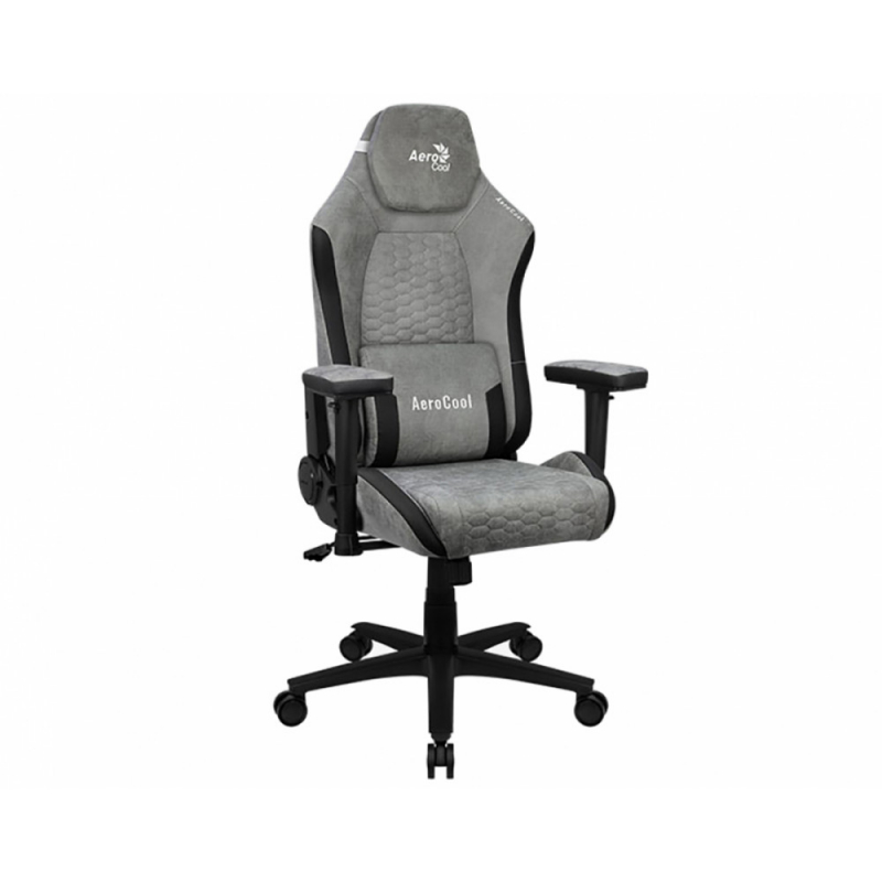 

Кресло компьютерное Aerocool Crown AeroSuede Stone Grey, Черный;серый, Crown AeroSuede