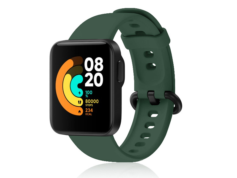 

Ремешок DF для Xiaomi Mi Watch Lite Silicone Green xiClassicband-06, Xiaomi Mi Watch Lite