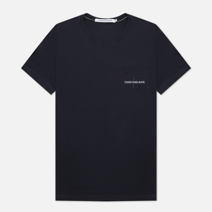 

Футболка мужская Calvin Klein Jeans J30J319098 синяя L, J30J319098
