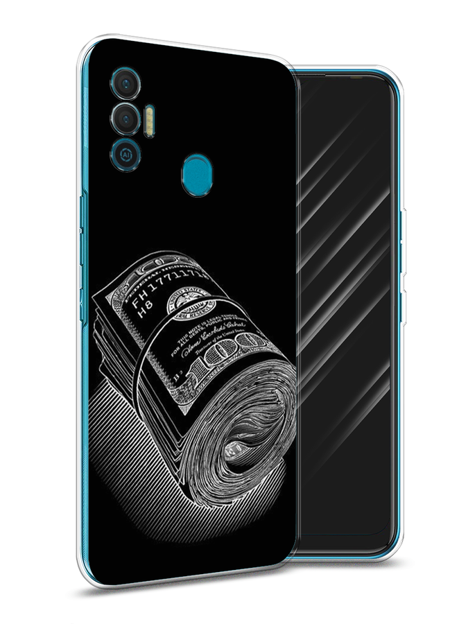

Чехол Awog на Tecno Spark 7 "Кубышка денег", Разноцветный, 301050-5