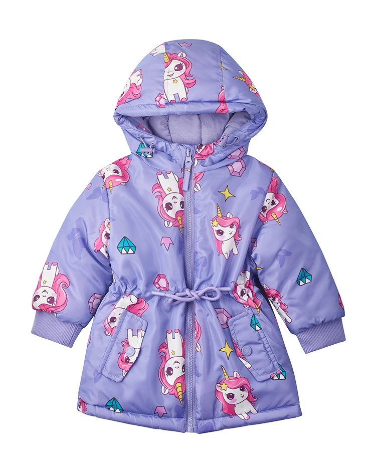 

Куртка детская Kari Baby AW24B079, фиолетовый, 80, 230672