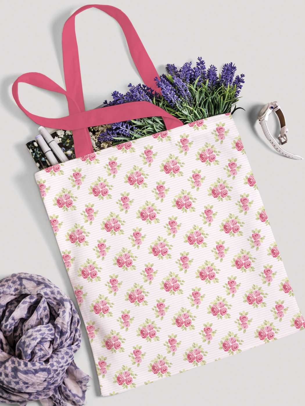 

Сумка-шоппер женская JoyArty bsh_262033, розовый/зеленый/белый, bsh_262033