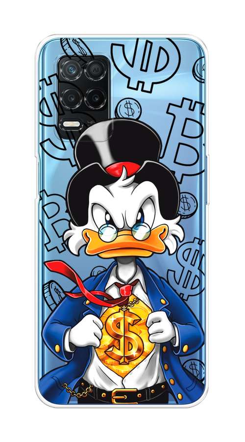 

Чехол на Realme 8 5G/Narzo 30 5G "Scrooge Goldman", Черный;белый;синий, 257150-1
