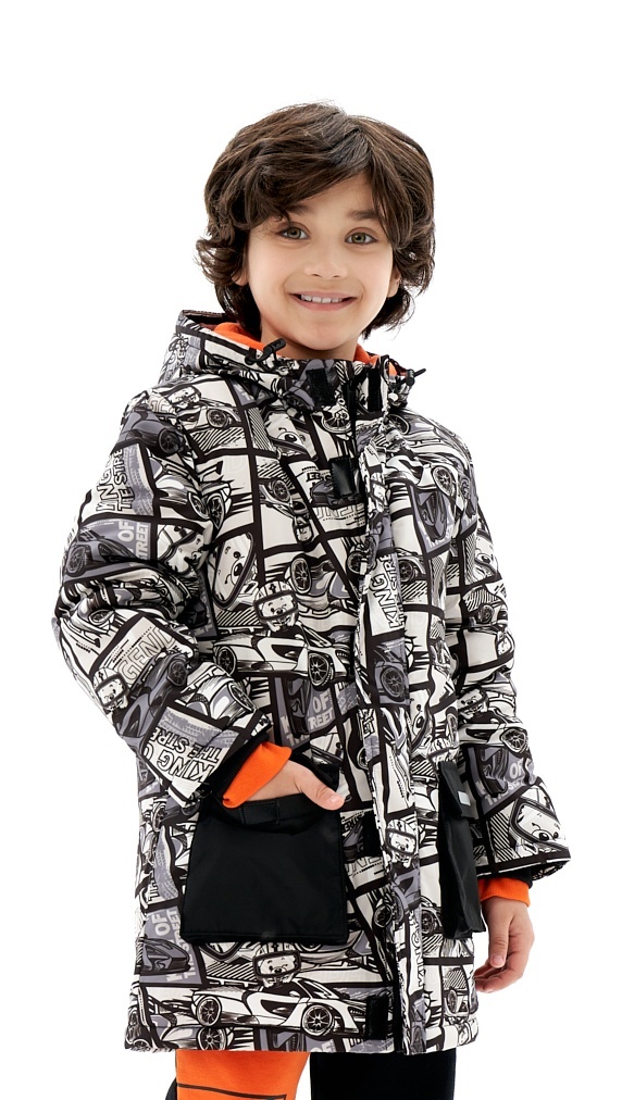 

Куртка детская Kari Kids AW24C340, черный, 98, 230626