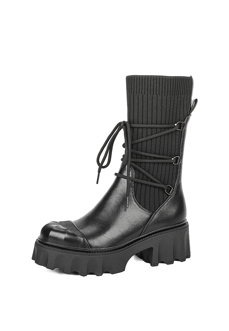 

Полусапоги женские T.Taccardi 218148 черные 39 RU, Черный, 218148