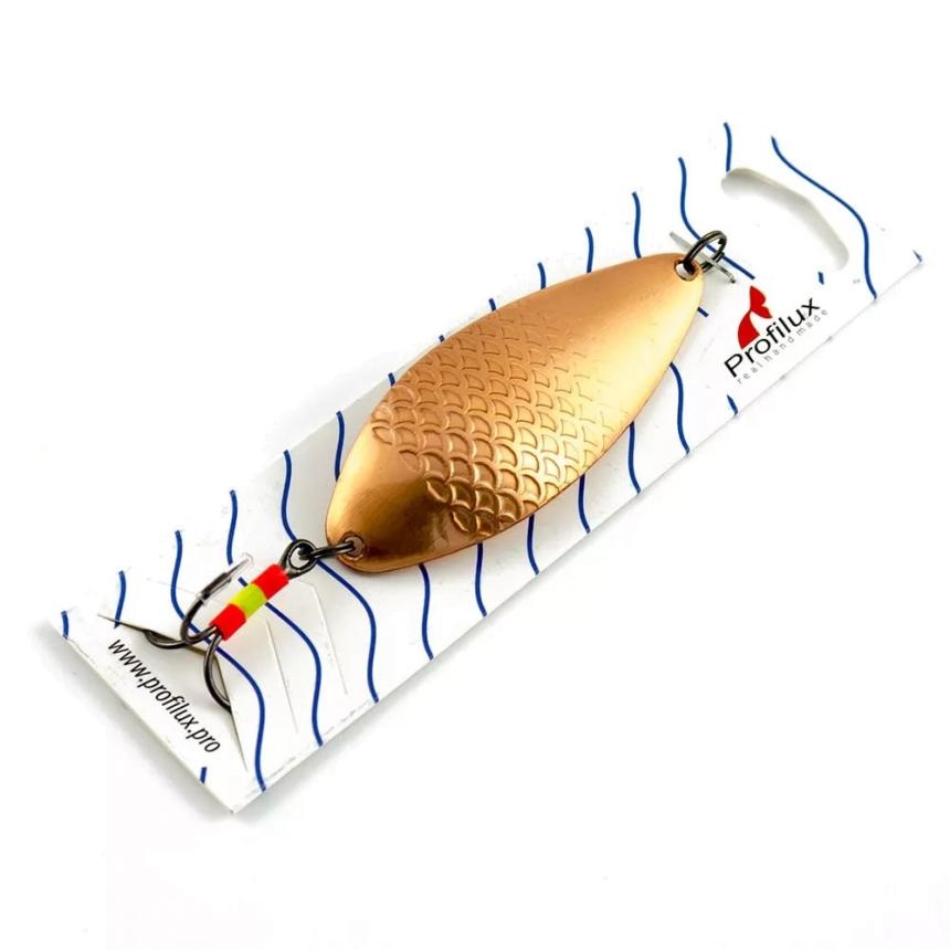 

Блесна колеблющаяся Profilux Карсар 21 г цвет 06 медь чешуя 10239, Карсар