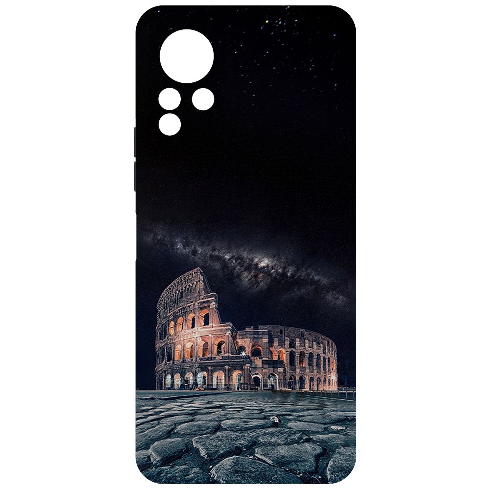 

Чехол-накладка Krutoff Soft Case Италия, Колизей для INFINIX Note 12 NFC G88 черный